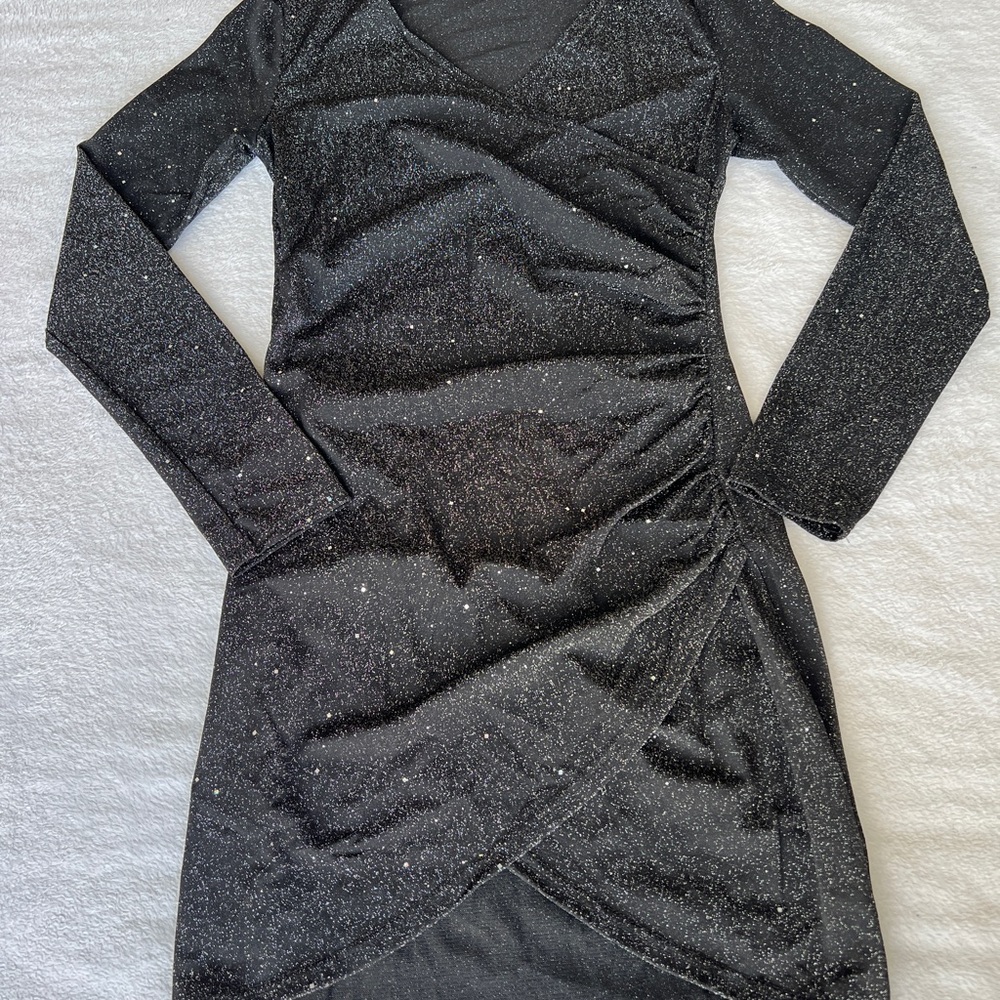 Elegant Black Sparkle Dress